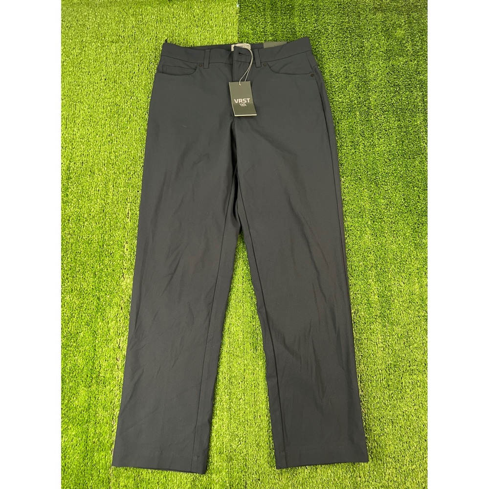 NWT VRST Mens Commuter 5 Pocket Athletic Fit Pants Darker Ardosia Slate 30x32